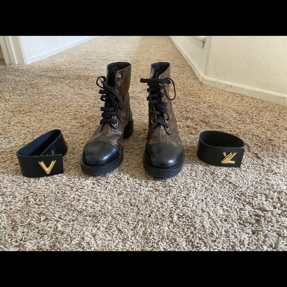 Louis Vuitton wonderland flat ranger boot - Picture 4 of 8